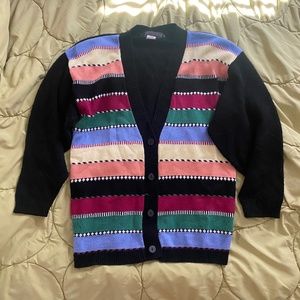 Vintage multicolor cardigan